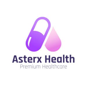 Health care logo design for medical pharmacy Asterx Health
