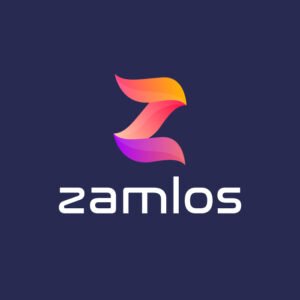 Colorful abstract Z letter logo design