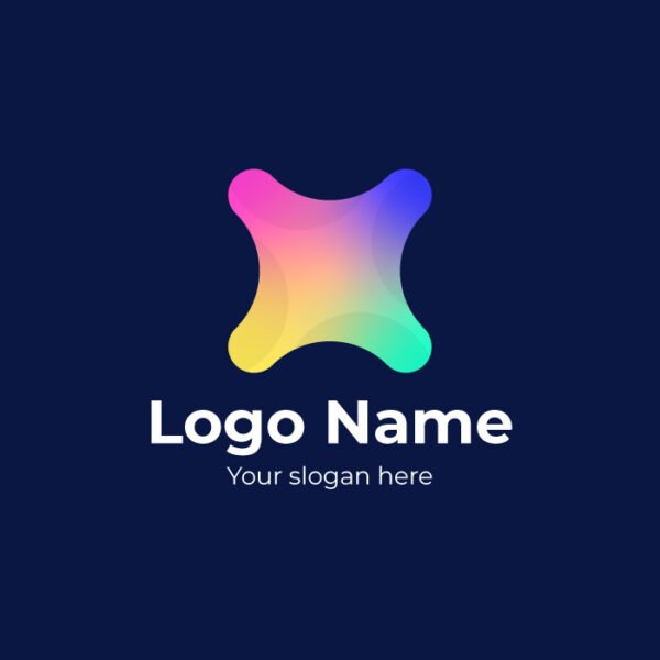 Colorful abstract logo design for sale