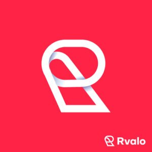 Minimalist R letter logo design gfxhouse digital graphic design agency