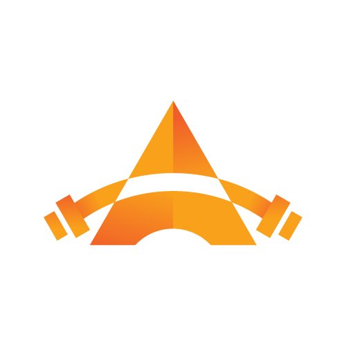 Modern A letter GYM logo design - Power Gym logo