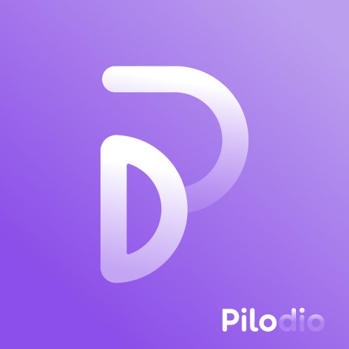 Modern Letter PD letter logo design - DP logo mark