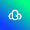 Modern cloud sass software logo design Glodecloud