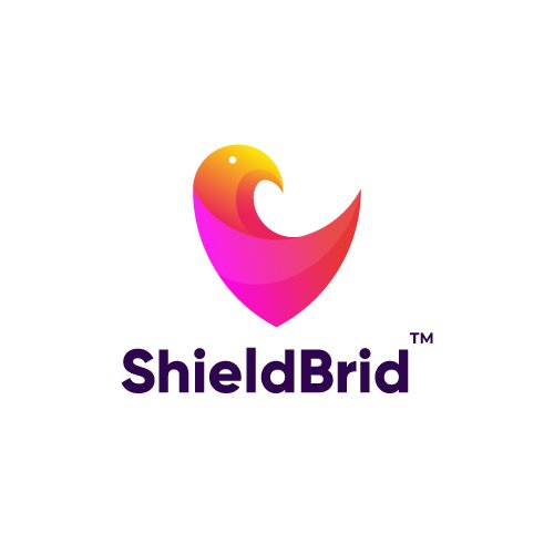 Modern pictorial mark bird logo - shield logo ShieldBrid gfxhouse digital branding agency