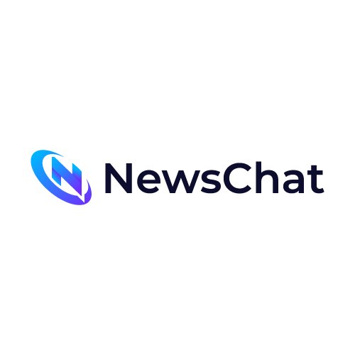 N letter logo design for Newschat logo - chatting logo