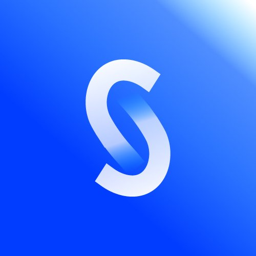 Simple modern S letter logo design