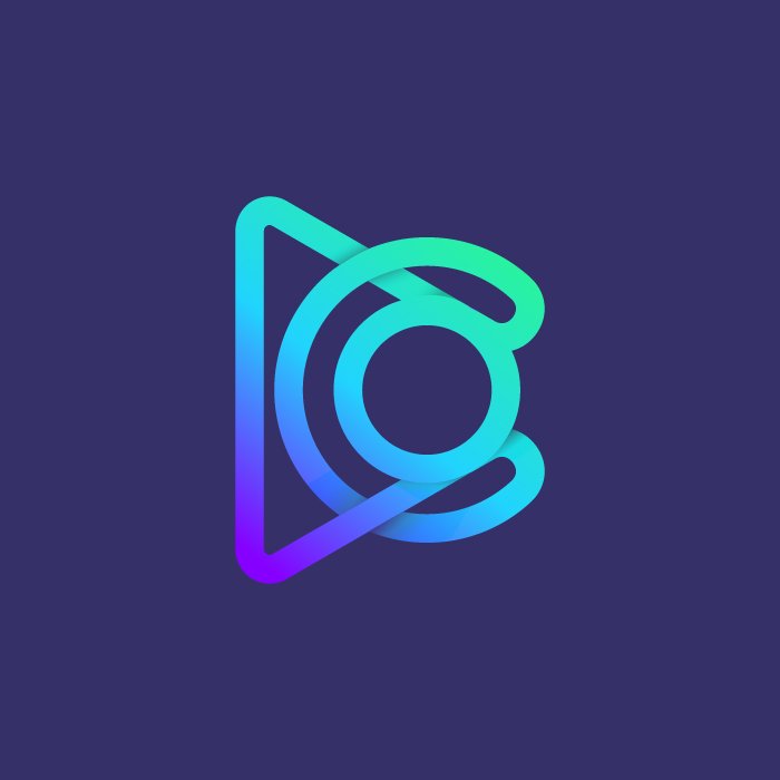 Short video maker Crowdtube logo design concept