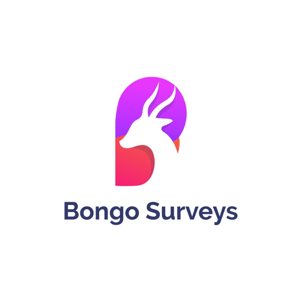 Modern abstract Bongo Surveys logo design 