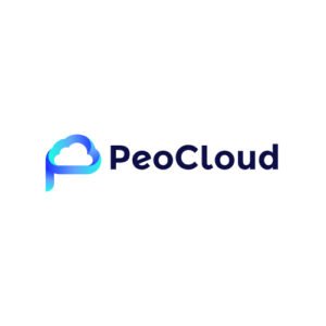 Cloud computing P letter logo design icon concept