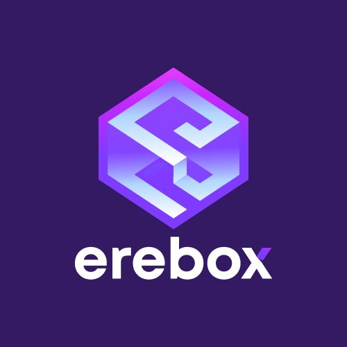 Creative box cube logo mark icon letter e logo design
