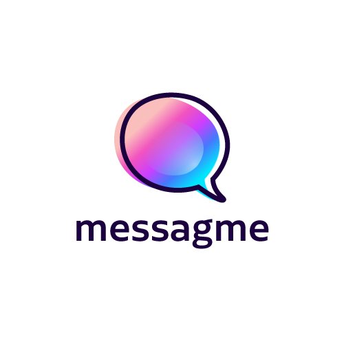 Modern Colorful message chat bubble Branding Logo