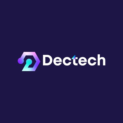 Tech Digital Technology Data D Letter logo