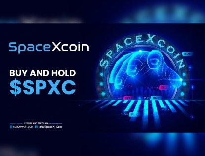 Space Xcoin Social banner design