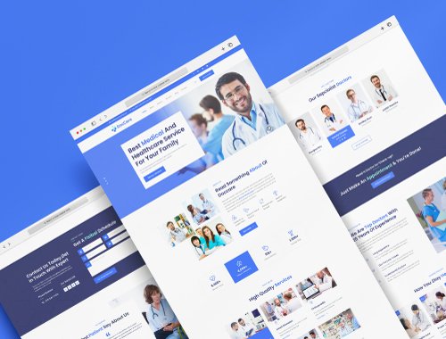 Medical healthcare website for DocCare